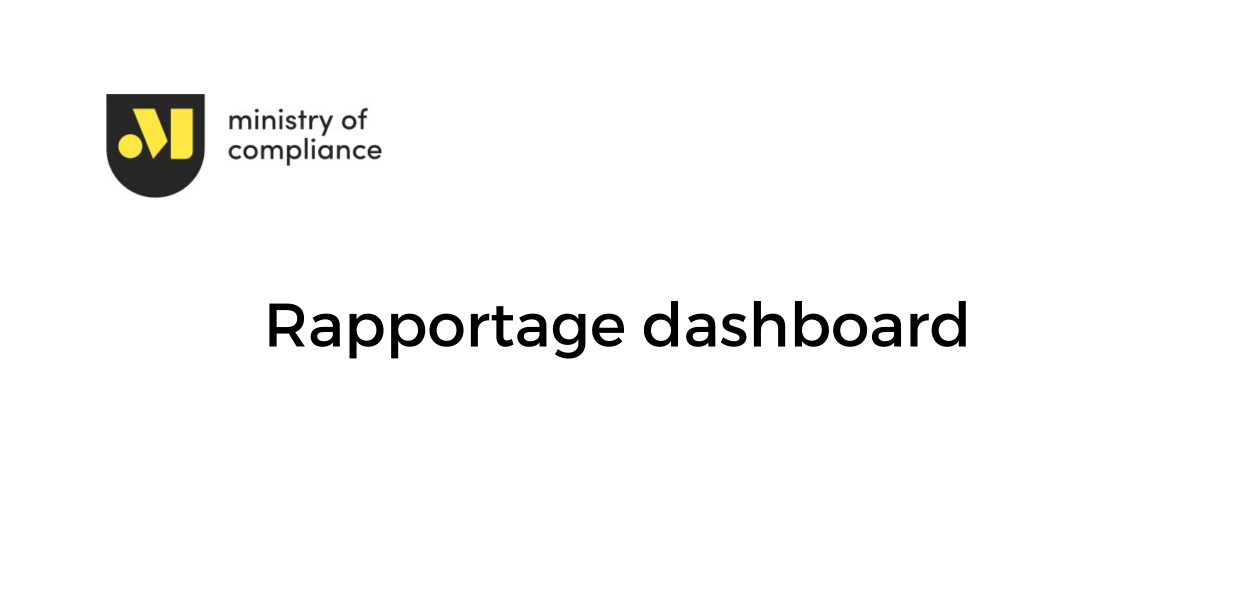 Rapportage dashboard